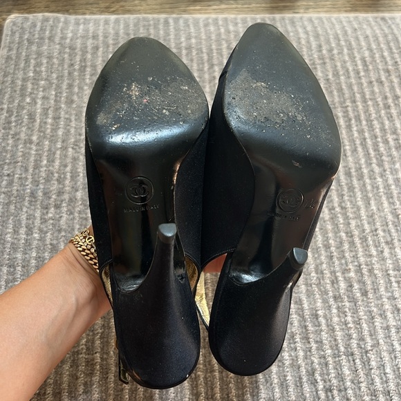 Chanel Satin Slingbacks - Picture 6 of 13
